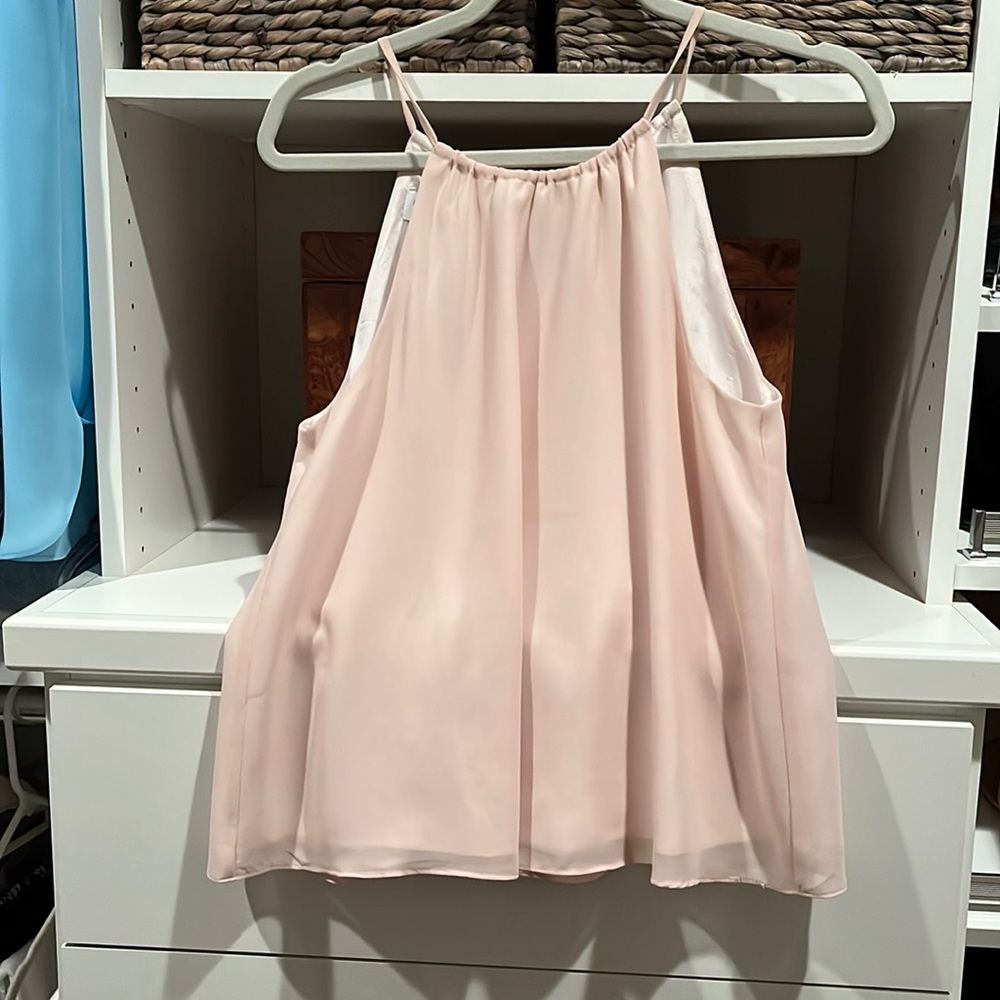 Peach blouse